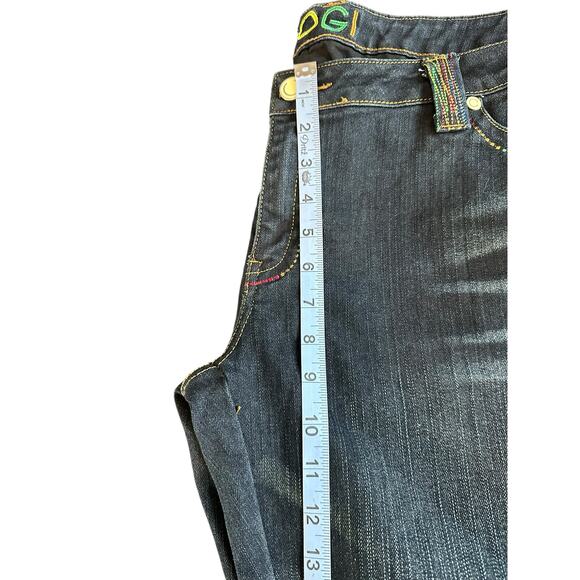 Coogi Women's Jeans Dark Wash Straight Leg Streetwear Stitched‎ Size 17/18 - Picture 10 of 12